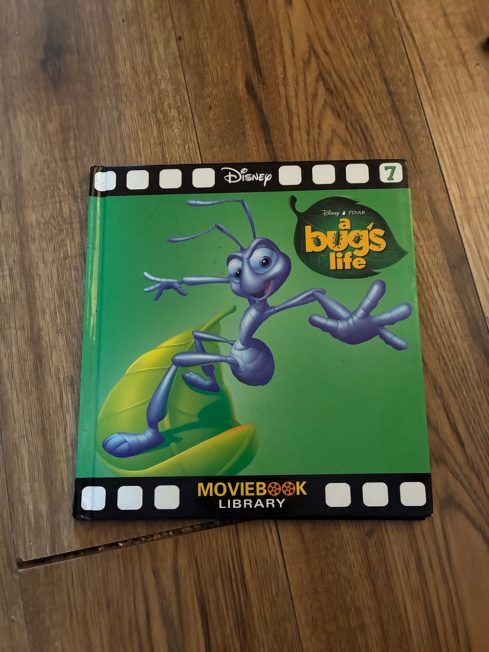 Disney A Bug's Life Hardcover Book - Green & Purple Artwork
